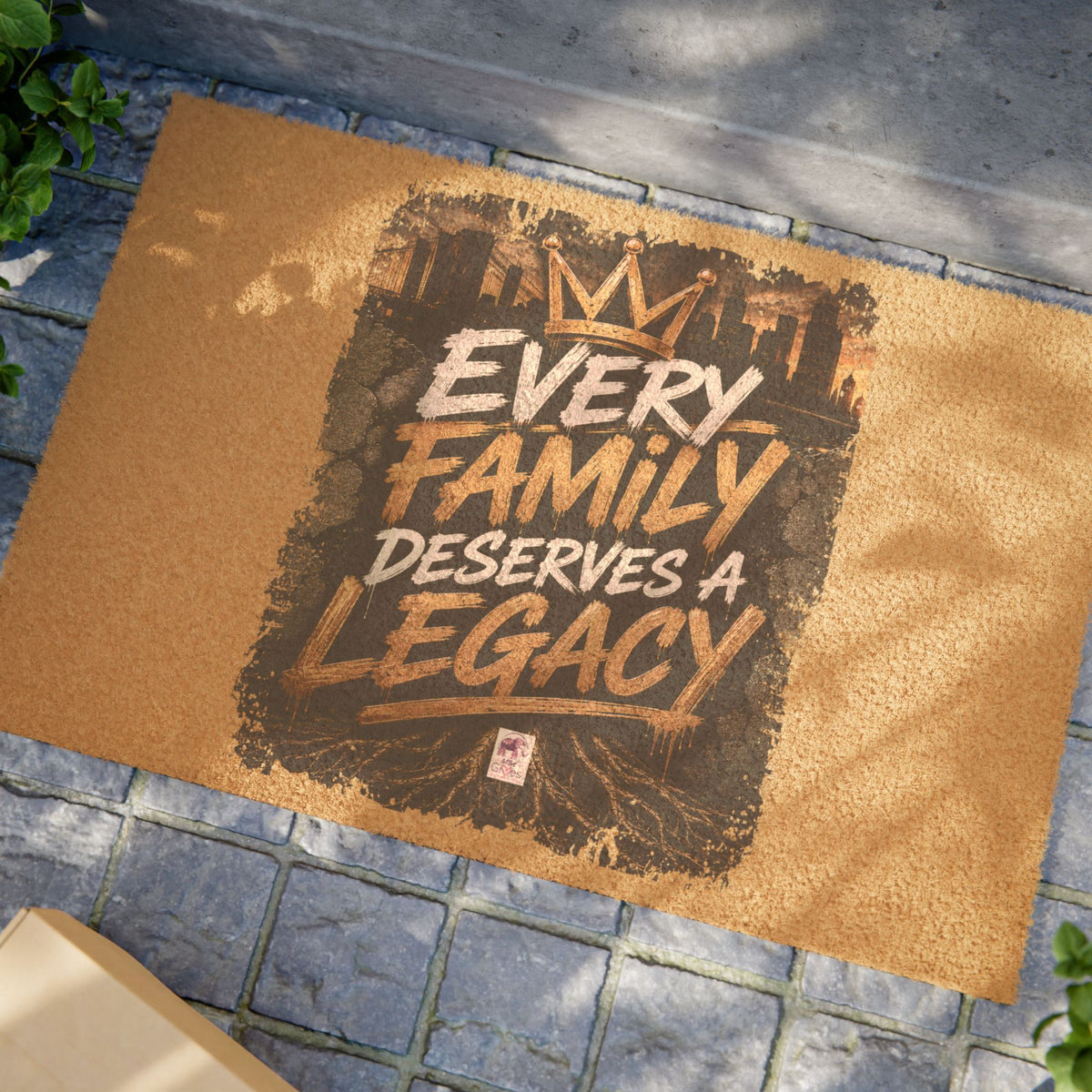 Doormat — "Every Family Deserves a Legacy" Coir Welcome Mat
