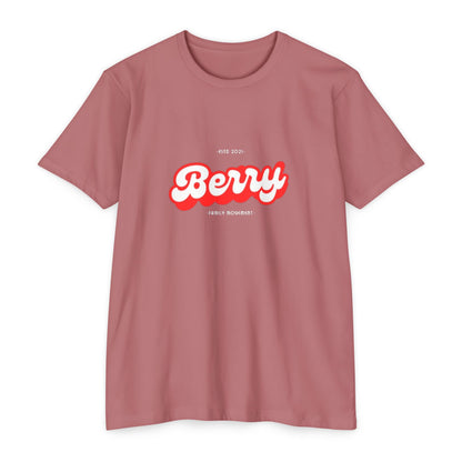 Berry Retro Script T-Shirt