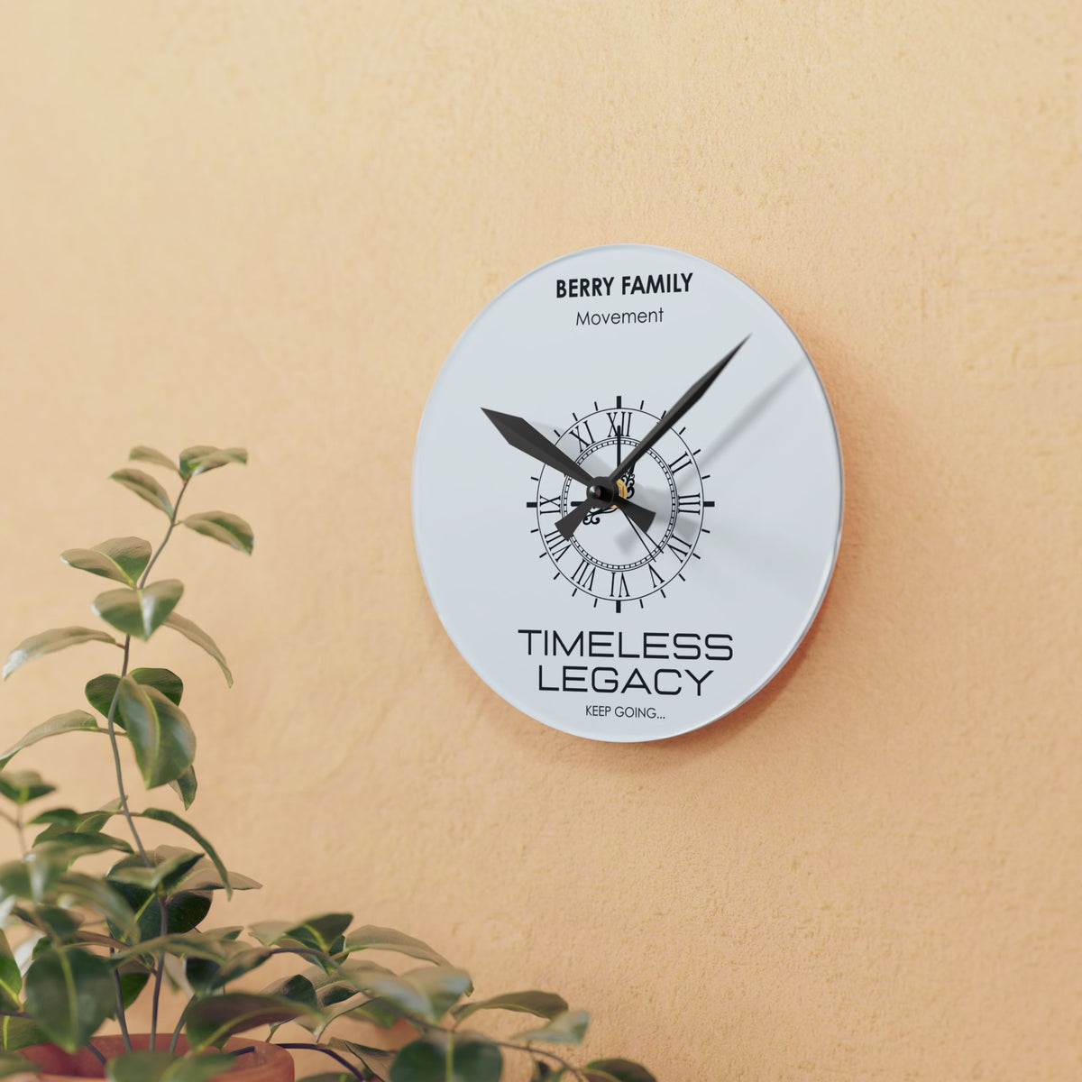Acrylic Wall Clock
