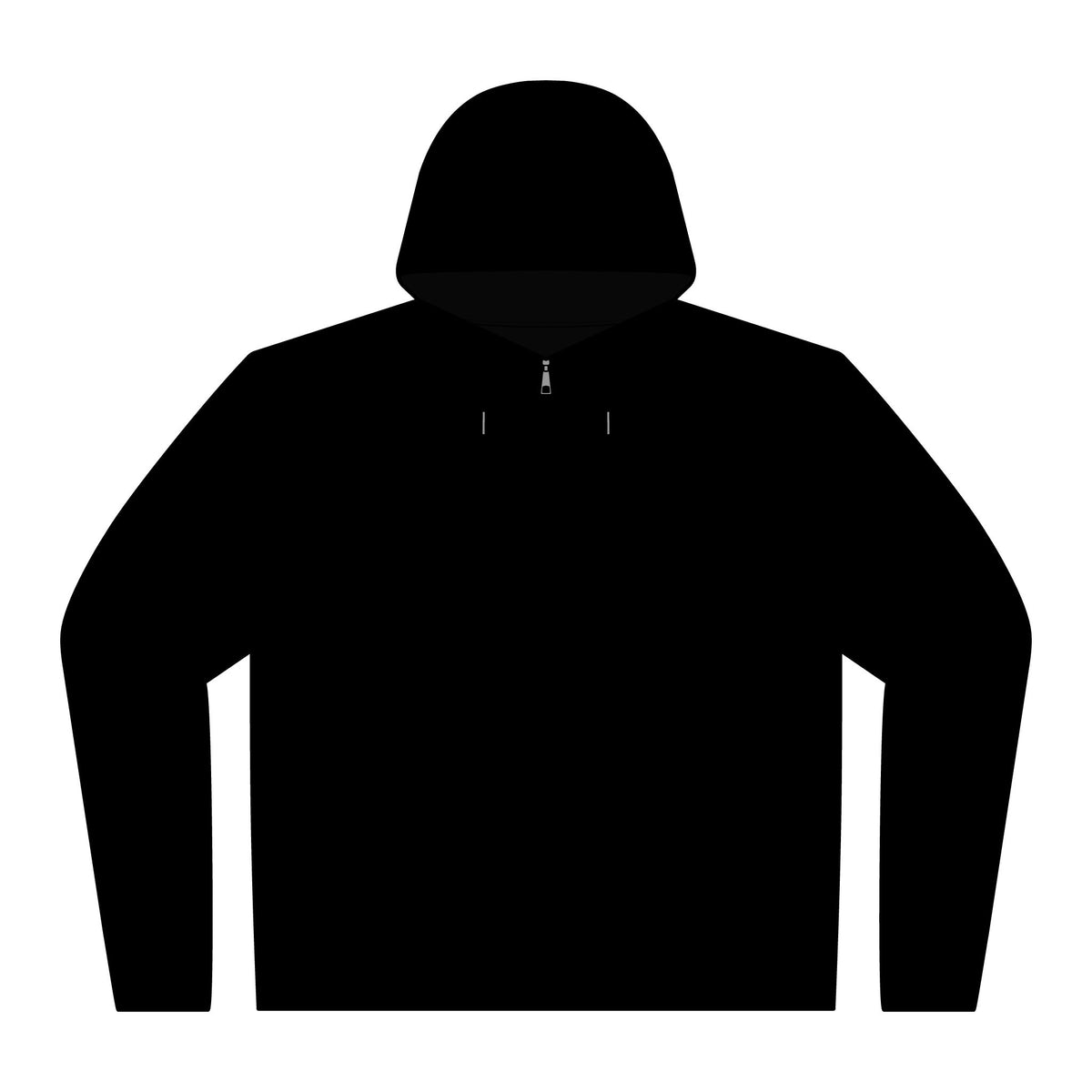 Canvas Hooded Jacket — Brown Zip Hoodie with Subtle 'B.F.M' Chest Graphic