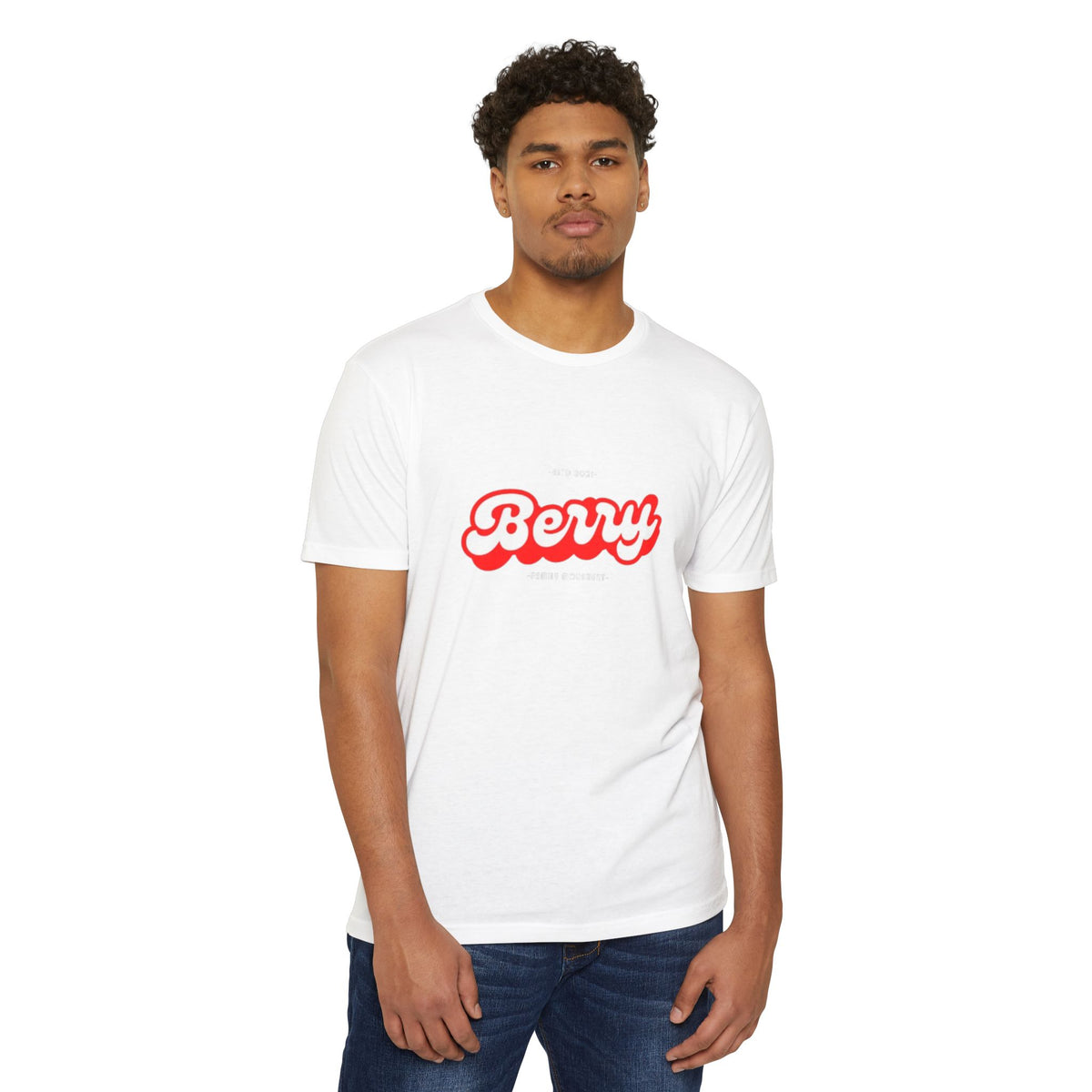 Berry Retro Script T-Shirt