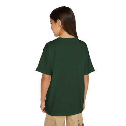 Youth Crest T‑Shirt — "Every Family Membership" Gold & Purple Emblem