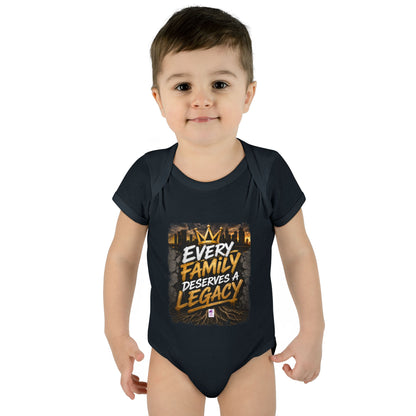 Baby Bodysuit — “Every Family Deserves a Legacy” Graphic Infant Onesie