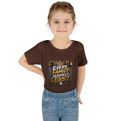 Baby Bodysuit — “Every Family Deserves a Legacy” Graphic Infant Onesie