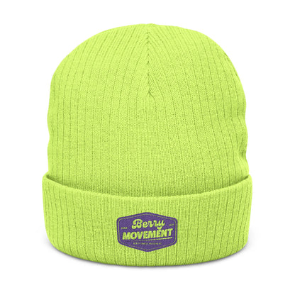 Embroidered 'Get It Movin' Beanie - Ribbed Knit Winter Hat