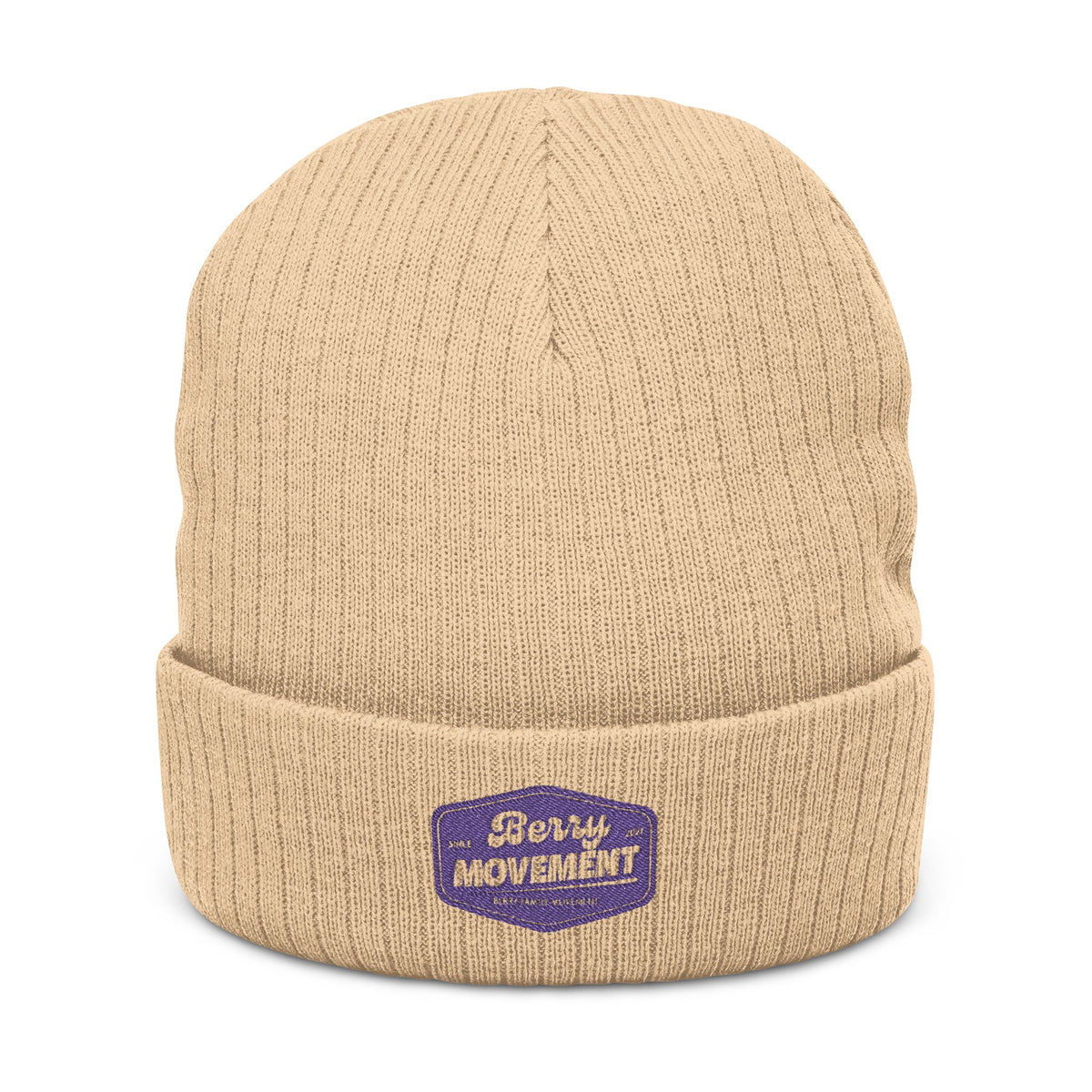 Embroidered 'Get It Movin' Beanie - Ribbed Knit Winter Hat