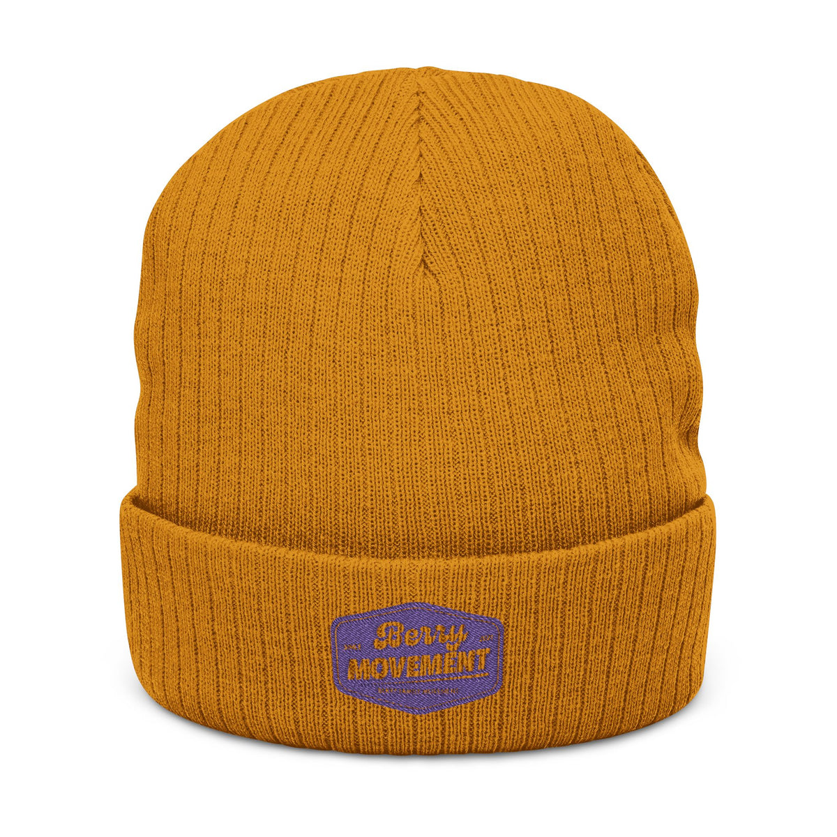 Embroidered 'Get It Movin' Beanie - Ribbed Knit Winter Hat