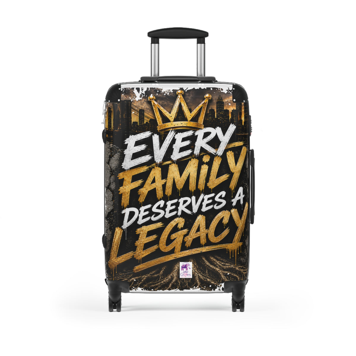 Suitcase – "Every Family Deserves a Legacy" Carry-On Luggage