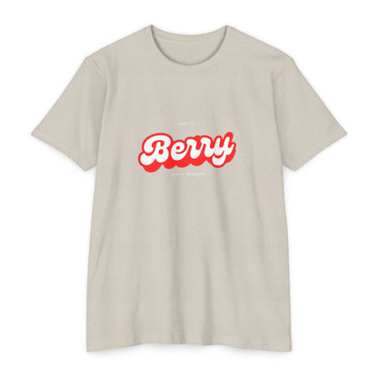Berry Retro Script T-Shirt
