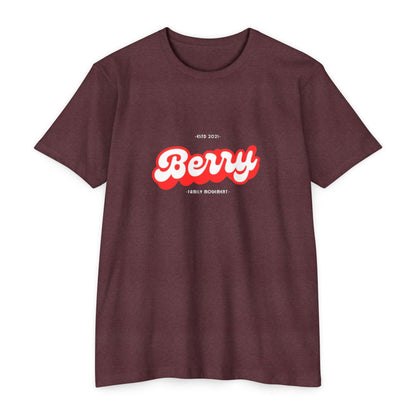 Berry Retro Script T-Shirt