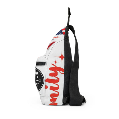 What's Up Cuzn? Sling Bag — Patriotic Family Funny Chest Bag