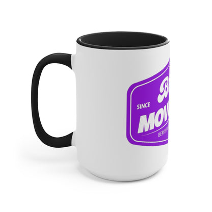 Berry Movement Accent Mug — Pink Interior Coffee Cup, Berry Family Movement Design