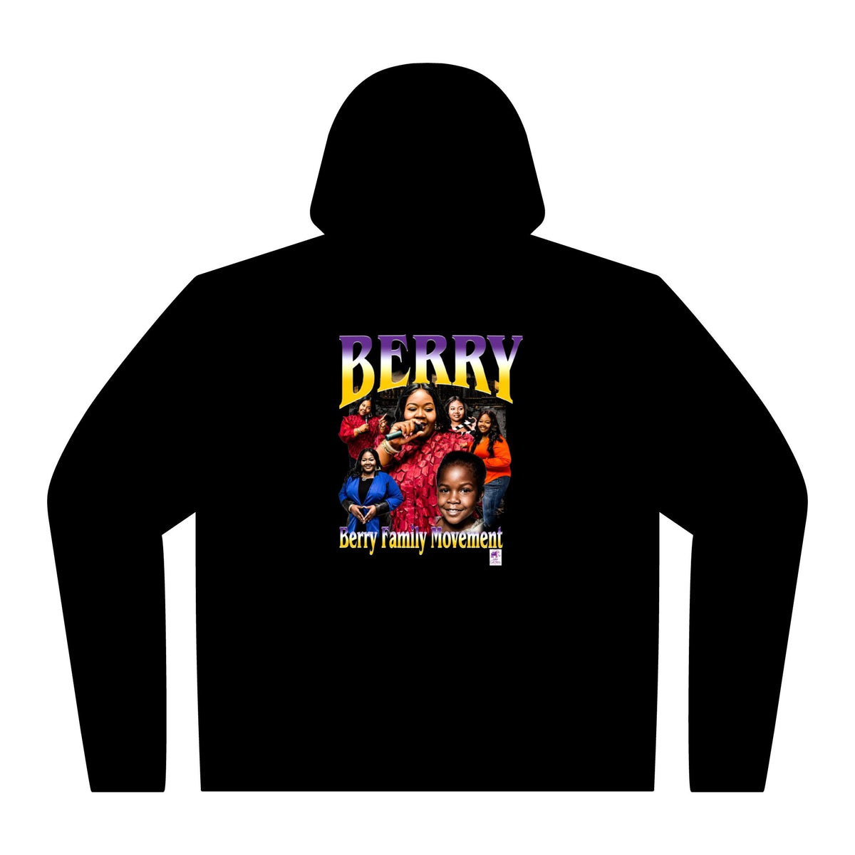 Canvas Hooded Jacket — Brown Zip Hoodie with Subtle 'B.F.M' Chest Graphic