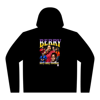 Canvas Hooded Jacket — Brown Zip Hoodie with Subtle 'B.F.M' Chest Graphic