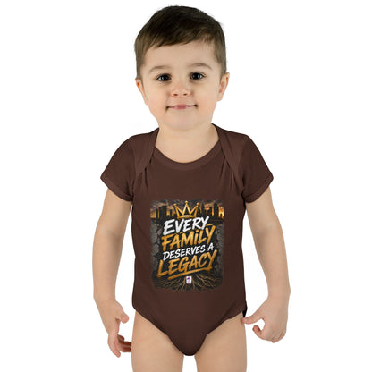 Baby Bodysuit — “Every Family Deserves a Legacy” Graphic Infant Onesie