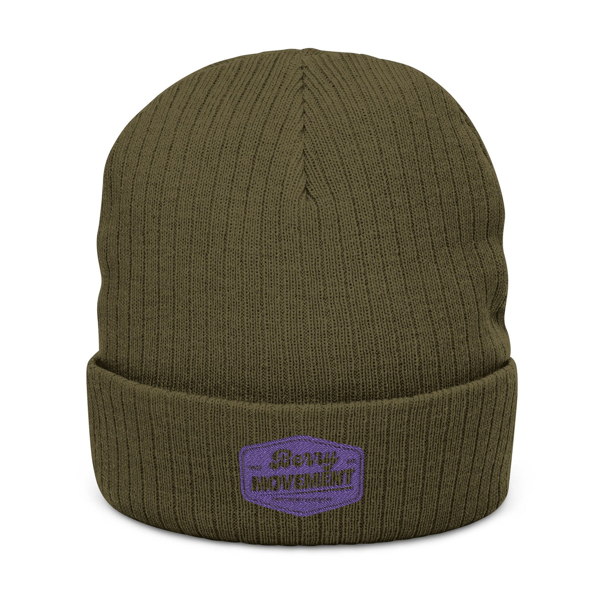 Embroidered 'Get It Movin' Beanie - Ribbed Knit Winter Hat