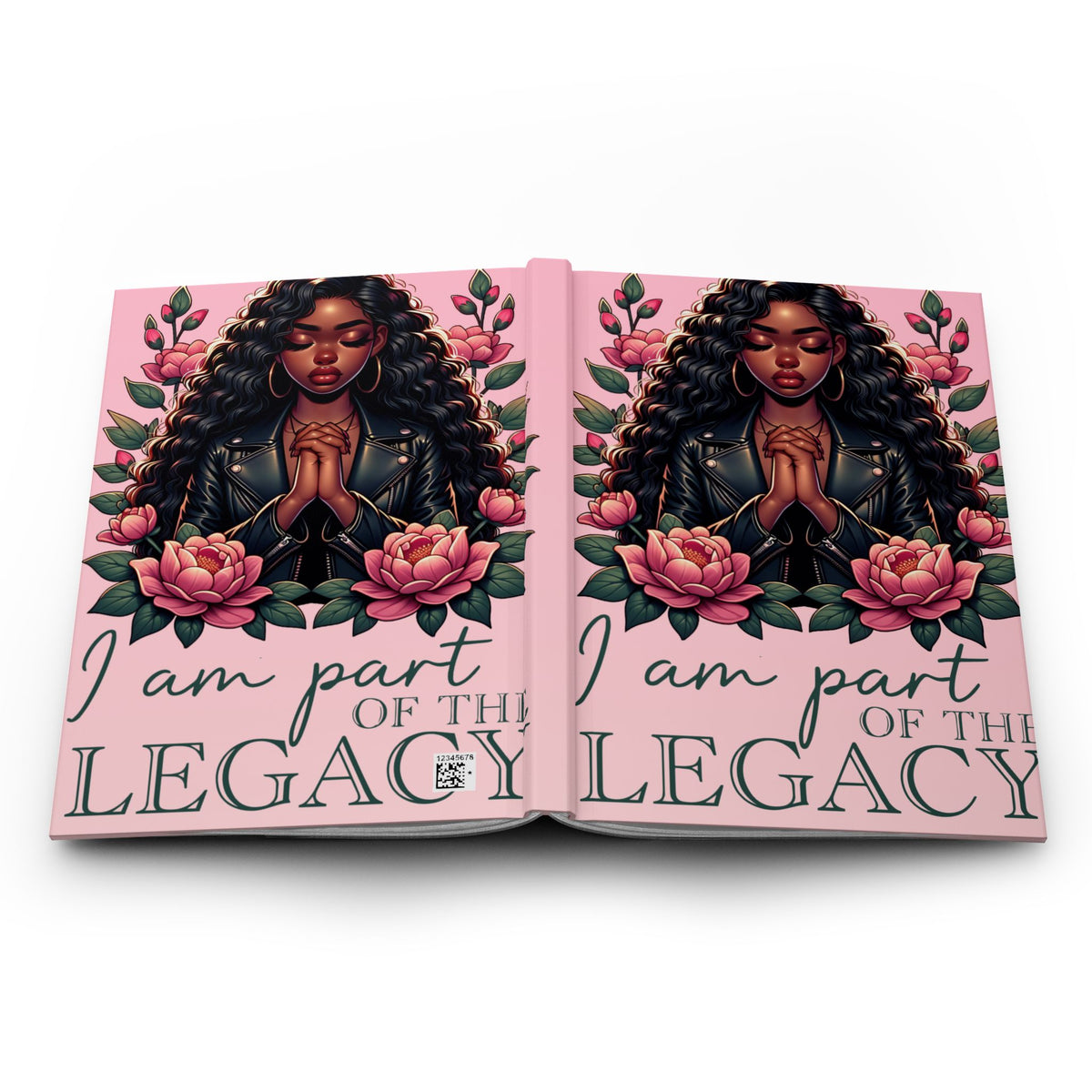 I Am Part of the Legacy Hardcover Journal — Empowering Black Woman Prayer & Reflection Notebook