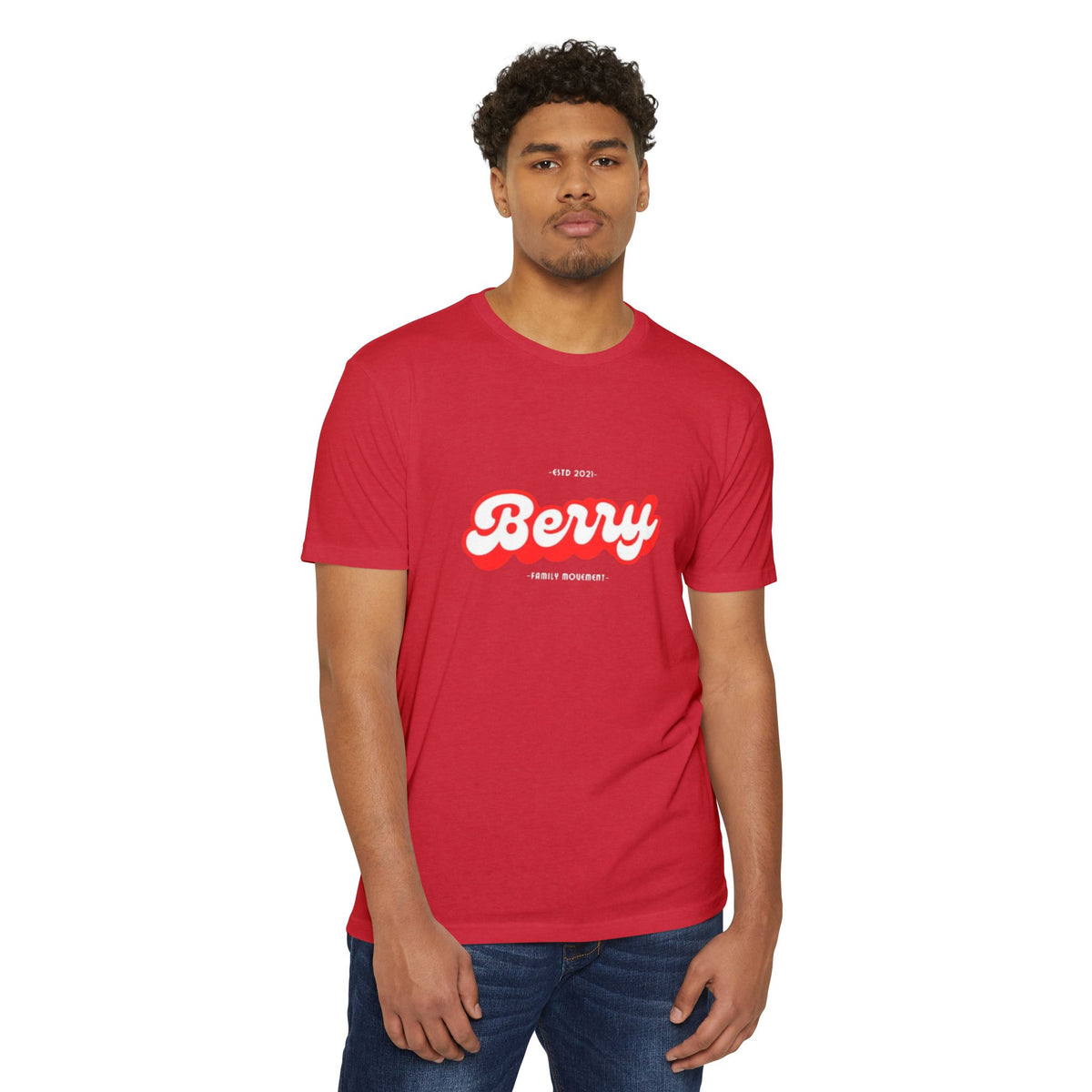 Berry Retro Script T-Shirt