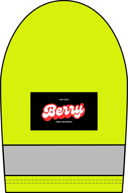 Hi-Vis Reflective Safety T-Shirt with "Berry" Logo