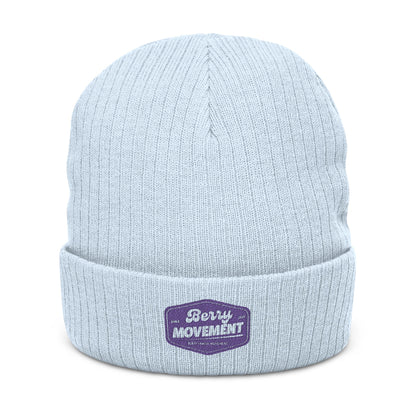 Embroidered 'Get It Movin' Beanie - Ribbed Knit Winter Hat