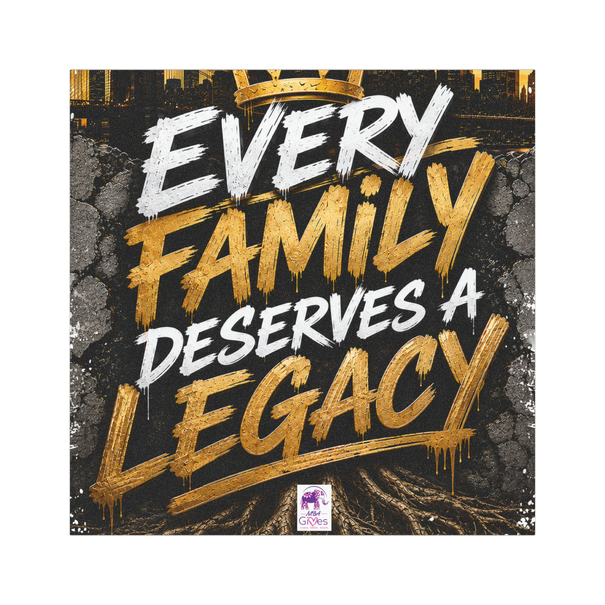 Car Magnet — "Every Family Deserves a Legacy" Inspirational Family Pride Magnet