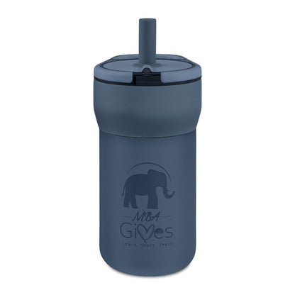 Kids 12oz Leakproof Straw Tumbler — Engravable Insulated Sippy Cup