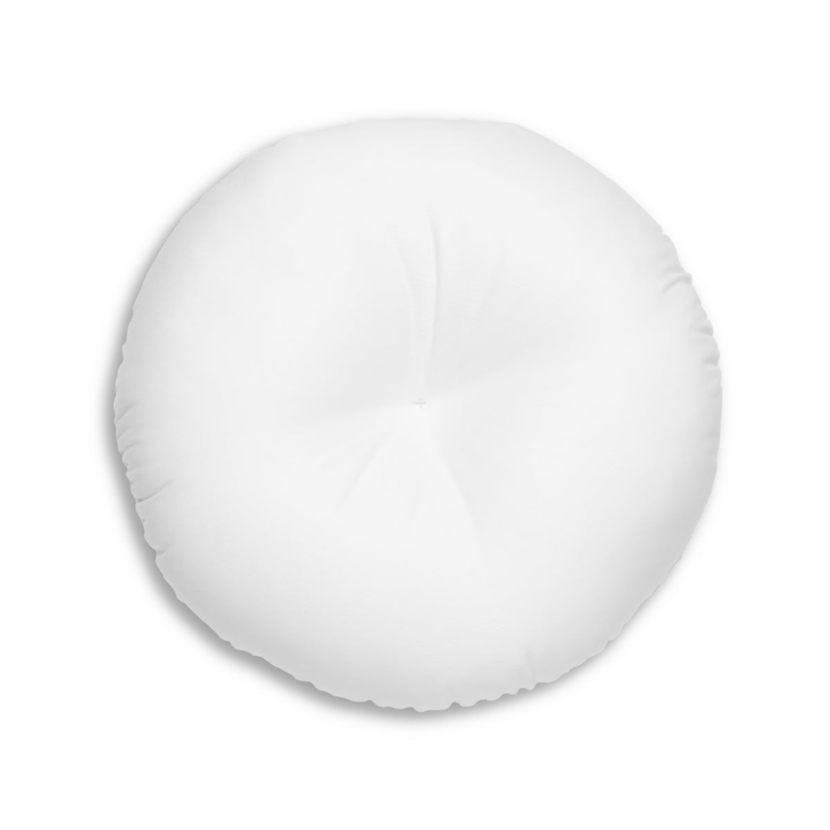 Round Tufted Floor Pillow — "Berry Family Movement" Patriotic American Flag Accent