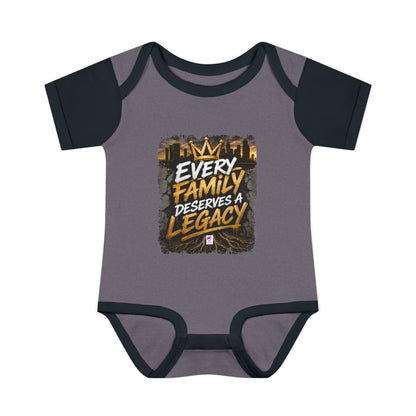 Baby Bodysuit — “Every Family Deserves a Legacy” Graphic Infant Onesie
