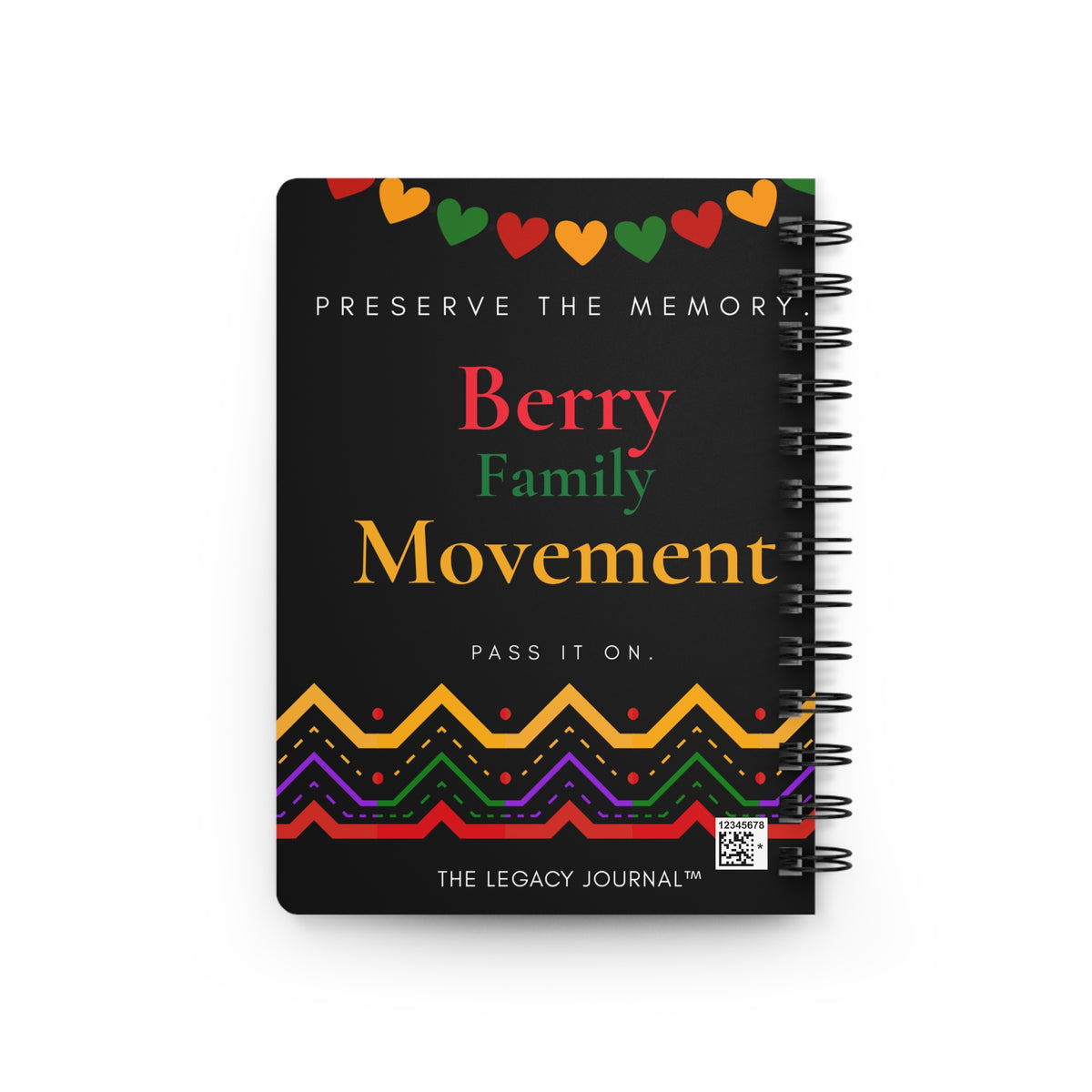 Legacy Journal — "Every Family Deserves a Legacy" Spiral Notebook