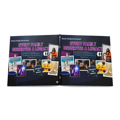 Family Legacy Hardcover Photo Book — "Every Family Deserves a Legacy" Memory Album