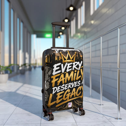 Suitcase – "Every Family Deserves a Legacy" Carry-On Luggage