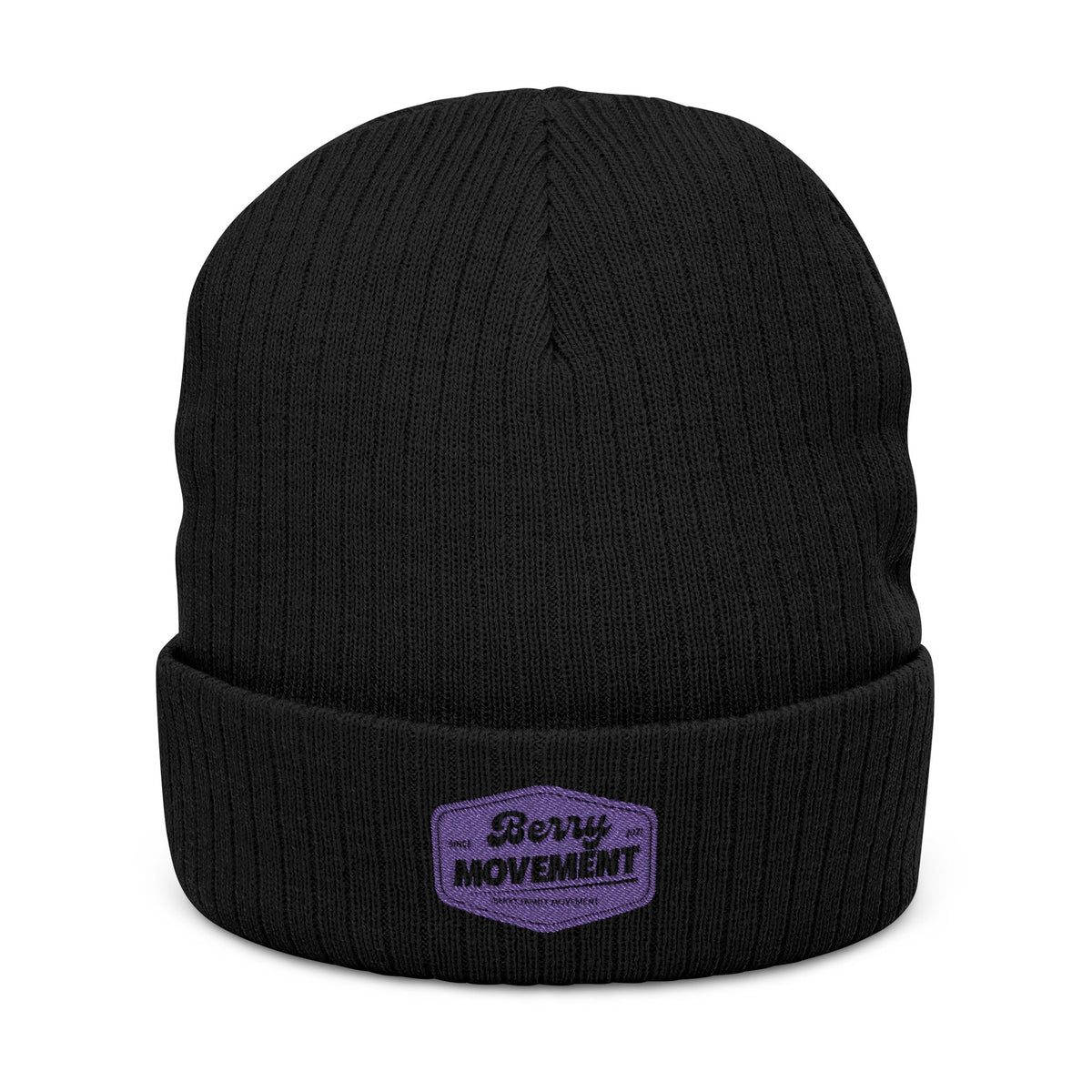 Embroidered 'Get It Movin' Beanie - Ribbed Knit Winter Hat