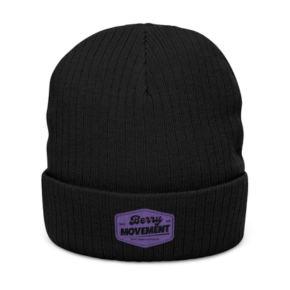 Embroidered 'Get It Movin' Beanie - Ribbed Knit Winter Hat