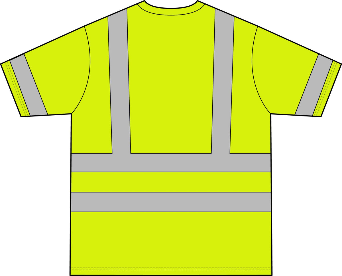 Hi-Vis Reflective Safety T-Shirt with "Berry" Logo