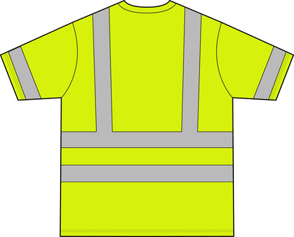 Hi-Vis Reflective Safety T-Shirt with "Berry" Logo
