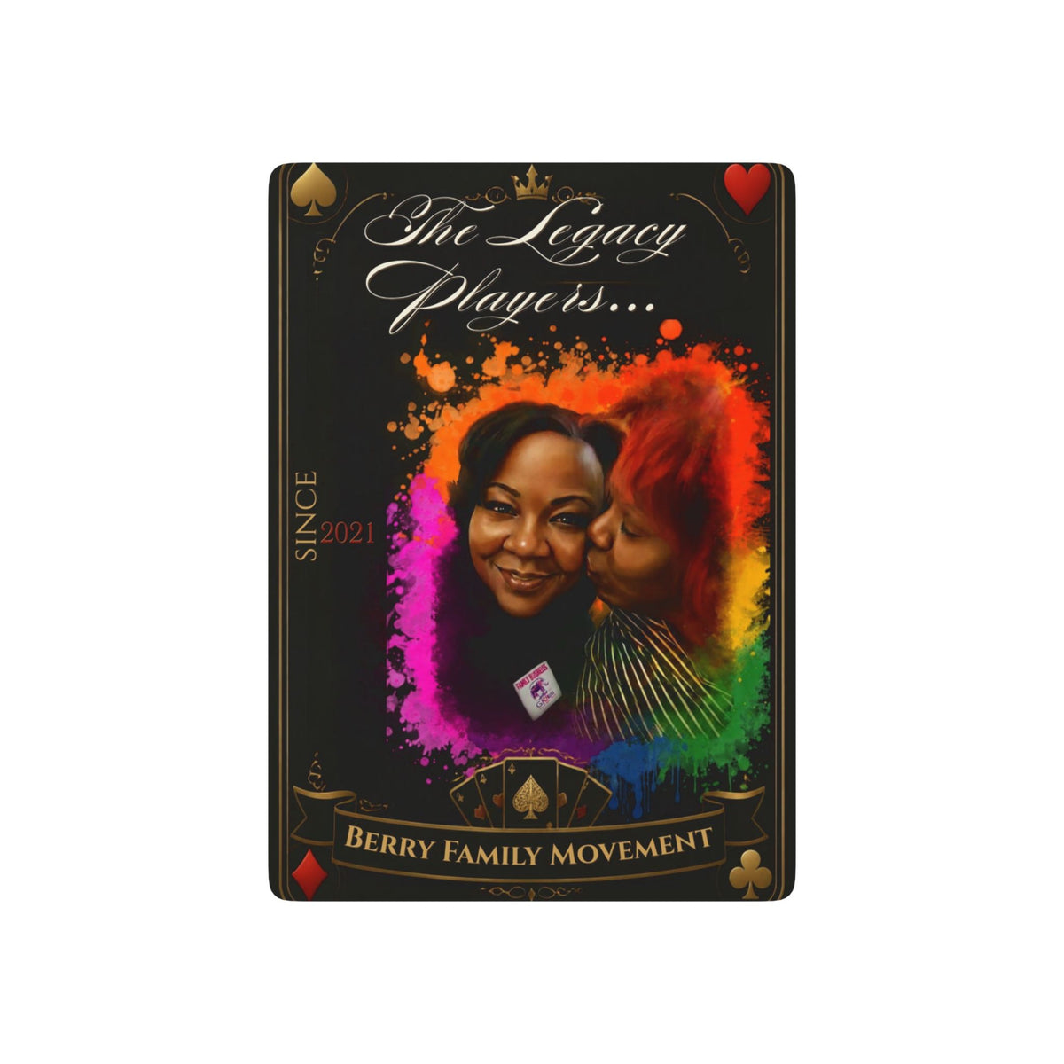 Poker Playing Cards — Custom Berry Family Photocard Deck