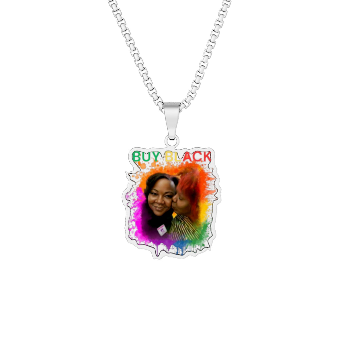 Custom Photo Pendant — Personalized Cutout Portrait Necklace