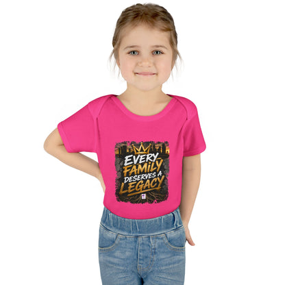 Baby Bodysuit — “Every Family Deserves a Legacy” Graphic Infant Onesie