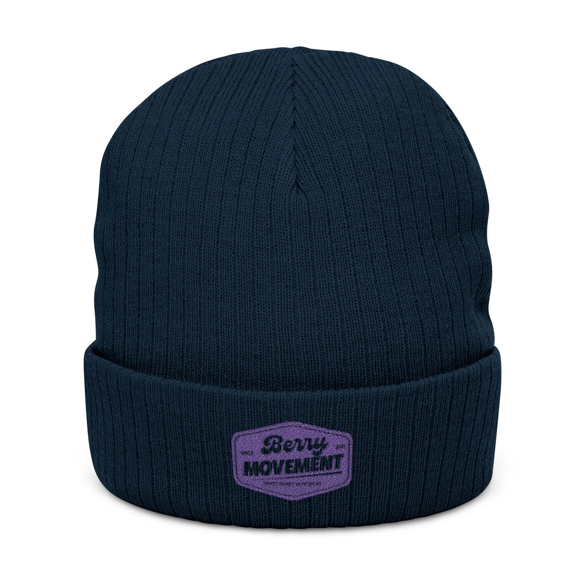 Embroidered 'Get It Movin' Beanie - Ribbed Knit Winter Hat