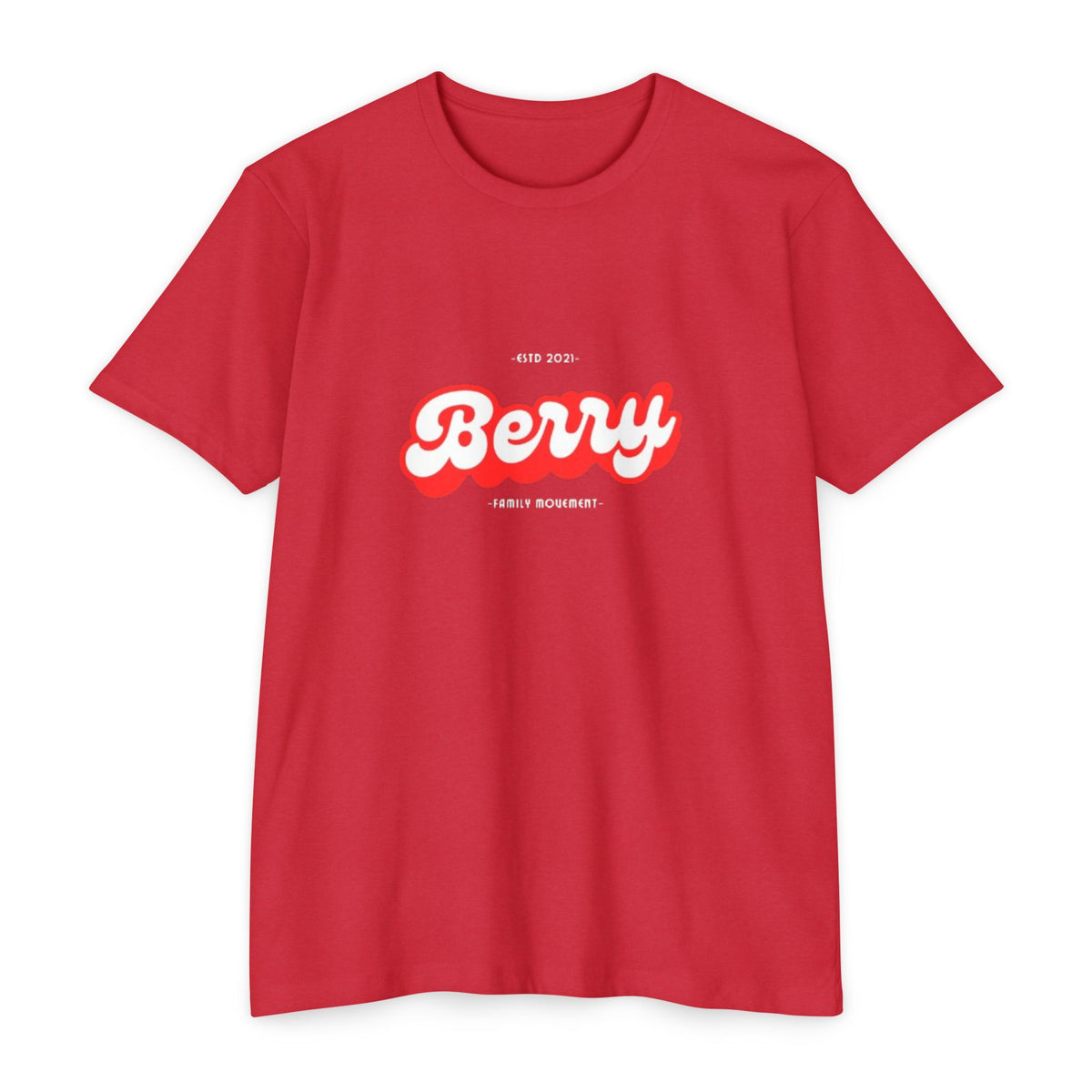 Berry Retro Script T-Shirt