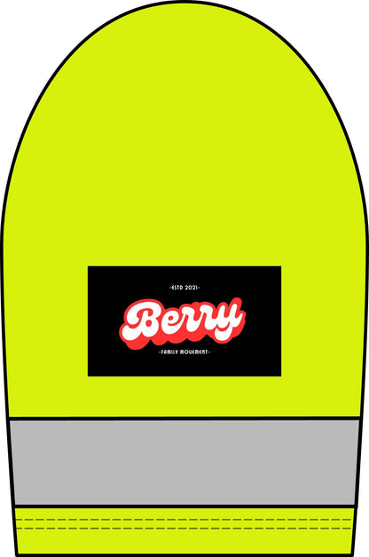 Hi-Vis Reflective Safety T-Shirt with "Berry" Logo