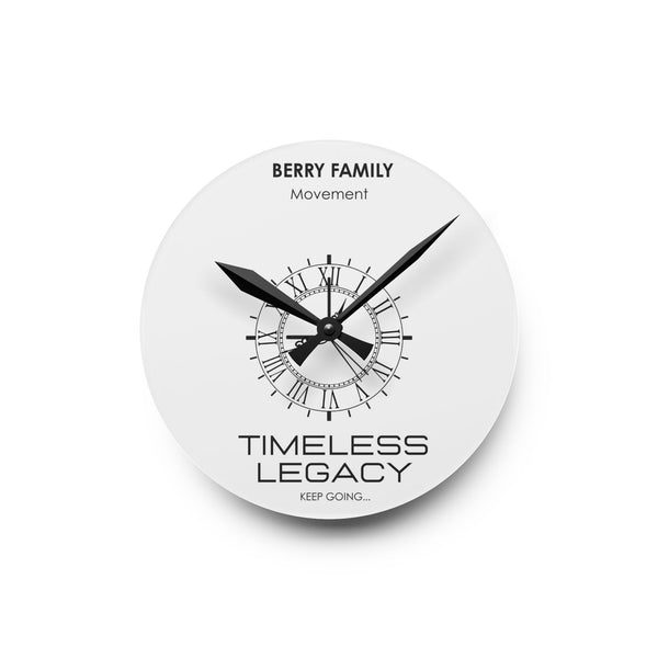 Acrylic Wall Clock