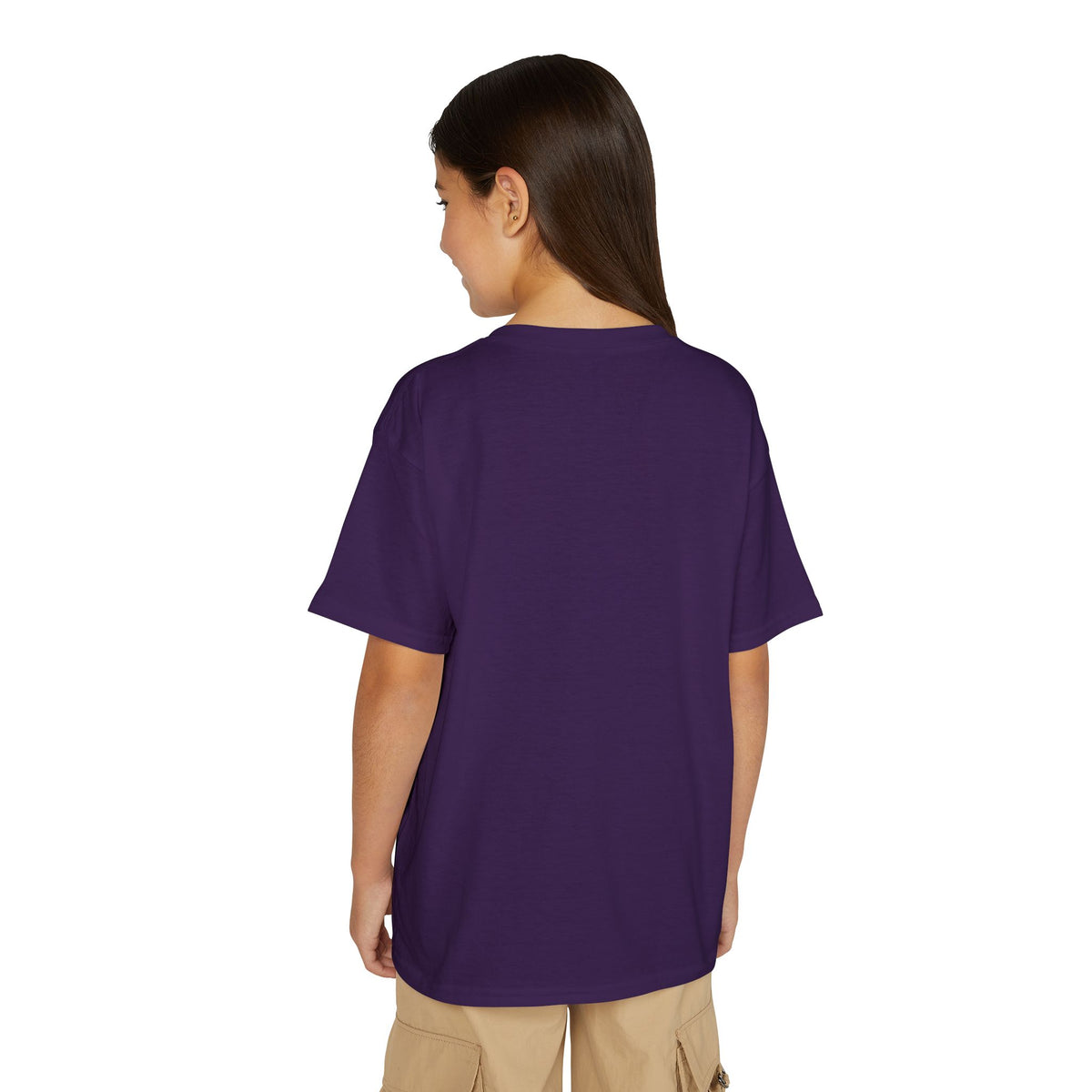 Youth Crest T‑Shirt — "Every Family Membership" Gold & Purple Emblem