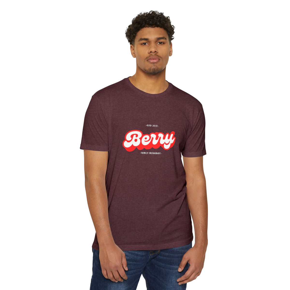 Berry Retro Script T-Shirt